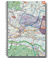 VFR Luftfahrtatlas A4 Österreich 2024