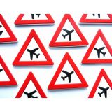 ACHTUNG-Flugzeuge-Magnet