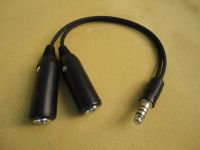 Headset Adapter General Aviation to Helicopter PA-76