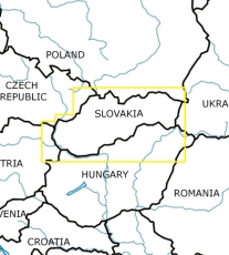 VFR Luftfahrtkarte Slowakei / Slovakia (laminiert)