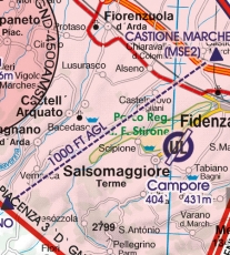 VFR Luftfahrtkarte Italien Nord / Italy North (laminiert)