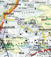 VFR Luftfahrtkarte Italien Nord / Italy North (laminiert)