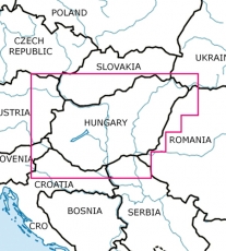 VFR Luftfahrtkarte Ungarn / Hungary 2024 (laminiert)