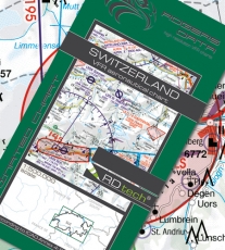 VFR Luftfahrtkarte Schweiz / Switzerland 2024 (laminiert)