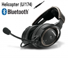 BOSE A20 Aviation Headset, U/174 (Helicopter), gewendeltes Kabel, Bluetooth