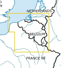 VFR Luftfahrtkarte Belgien & Luxemburg / Belgium & Luxembourg (laminiert)
