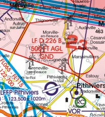 VFR Luftfahrtkarte Frankreich Nordost / France Northeast 2024 (laminiert)