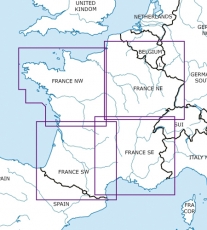 VFR Luftfahrtkarte Frankreich Nordost / France Northeast 2024 (laminiert)