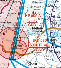 VFR Luftfahrtkarte Frankreich Südwest / France Southwest 2024 (laminiert)