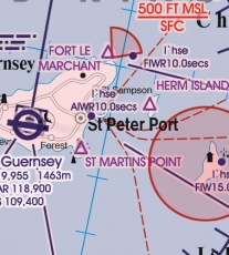 VFR Luftfahrtkarte England Süd / Great Britain South (laminiert)