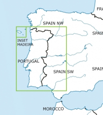 VFR Luftfahrtkarte Portugal (laminiert)