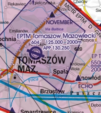 VFR Luftfahrtkarte Polen Nord - Poland North 2024 (laminiert)