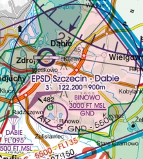 VFR Luftfahrtkarte Polen Süd West - Poland South West 2024 (laminiert)