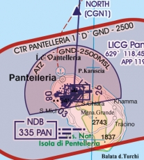 VFR Luftfahrtkarte Malta und Sizilien - Malta and Sicily 2024 (laminiert)