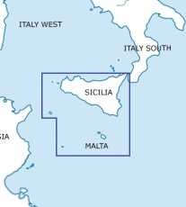 VFR Luftfahrtkarte Malta und Sizilien - Malta and Sicily 2024 (laminiert)