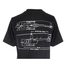 R66 T-Shirt Black Schematic