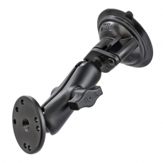 RAM Mounts Saugfuss-Set mit AMPS-Anbindung - Diamond-Basisplatte (Trapez), mittlerer Verbindungsarm