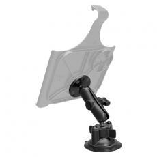 RAM Mounts Saugfuss-Set mit AMPS-Anbindung - Diamond-Basisplatte (Trapez), mittlerer Verbindungsarm