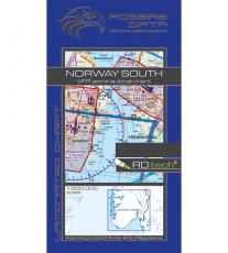 VFR Luftfahrtkarte Norwegen Süd / Norway South 2024 (laminiert)