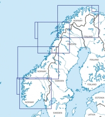 VFR Luftfahrtkarte Norwegen Süd / Norway South 2024 (laminiert)