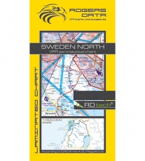 VFR Luftfahrtkarte Schweden Nord / Sweden North 2024 (laminiert)