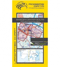 VFR Luftfahrtkarte Schweden Zentrum Süd / Sweden Center South 2024 (laminiert)