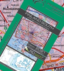 VFR Luftfahrtkarte Finnland Süd / Finland South 2024 (laminiert)
