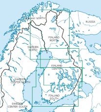 VFR Luftfahrtkarte Finnland Zentrum / Finland Center 2024 (laminiert)