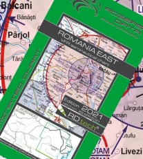 VFR Luftfahrtkarte Rumänien Ost / Romania East 2024 (laminiert)