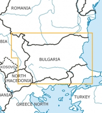 VFR Luftfahrtkarte Bulgarien / Bulgaria 2024 (laminiert)