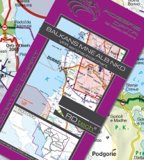 VFR Luftfahrtkarte Balkan / Balkans 2024 (laminiert)