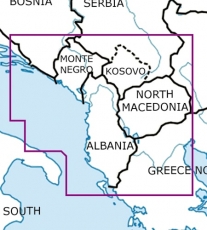 VFR Luftfahrtkarte Balkan / Balkans 2024 (laminiert)