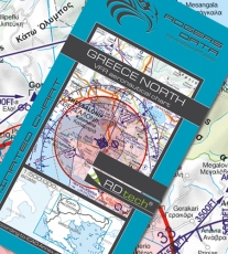 VFR Luftfahrtkarte Griechenland Nord / Greece North 2024 (laminiert)