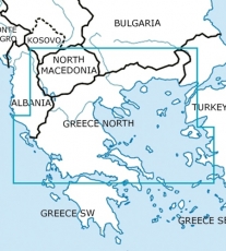 VFR Luftfahrtkarte Griechenland Nord / Greece North 2024 (laminiert)