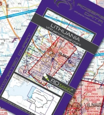 VFR Luftfahrtkarte Litauen / Lithuania 2024 (laminiert)