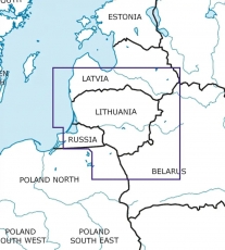 VFR Luftfahrtkarte Litauen / Lithuania 2024 (laminiert)