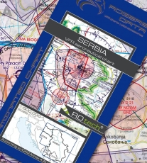 VFR Luftfahrtkarte Serbien / Serbia 2024 (laminiert)