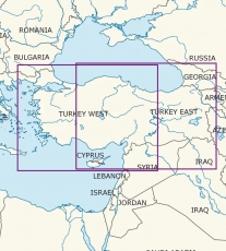 VFR Luftfahrtkarte Türkei Ost / Türkiye East 2024 (laminiert)