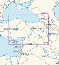 VFR Luftfahrtkarte Türkei Ost / Türkiye East 2024 (laminiert)