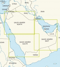 VFR Luftfahrtkarte Saudi Arabien Nord / Saudi Arabia North (laminiert)