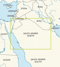 VFR Luftfahrtkarte Saudi Arabien Nord / Saudi Arabia North (laminiert)