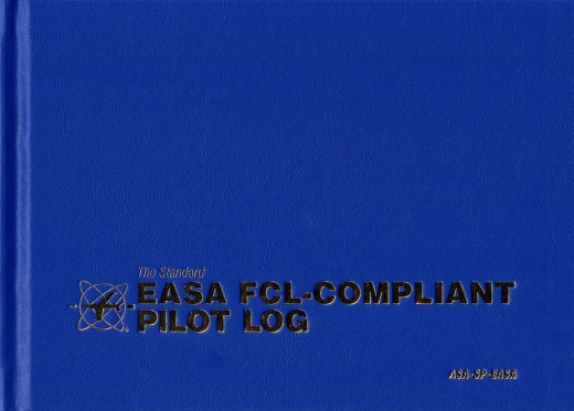 ASA Standard EASA (FCL) Pilot Log - Hardcover, ca. 100 Seiten