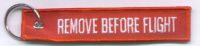 Schlüsselanhänger Remove before flight