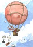 Weihnachtskarte Ballon