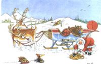 Weihnachtskarte Panne