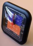 Tischuhr mit Wecker im EFIS-Design