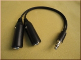 Headset Adapter General Aviation to Helicopter PA-76