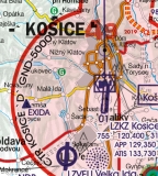 VFR Luftfahrtkarte Slowakei / Slovakia 2024 (laminiert)