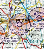 VFR Luftfahrtkarte Tschechien / Czech Republic 2024 (laminiert)