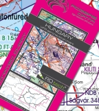 VFR Luftfahrtkarte Ungarn / Hungary 2024 (laminiert)